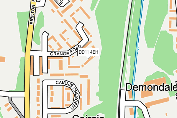 DD11 4EH map - OS OpenMap – Local (Ordnance Survey)