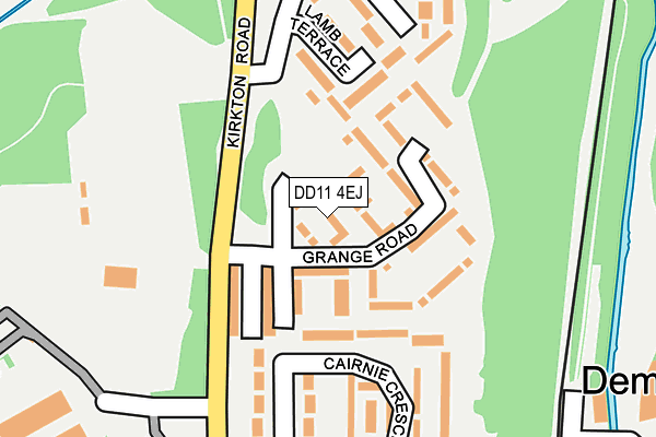 DD11 4EJ map - OS OpenMap – Local (Ordnance Survey)