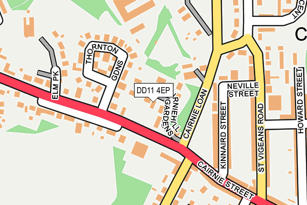 DD11 4EP map - OS OpenMap – Local (Ordnance Survey)
