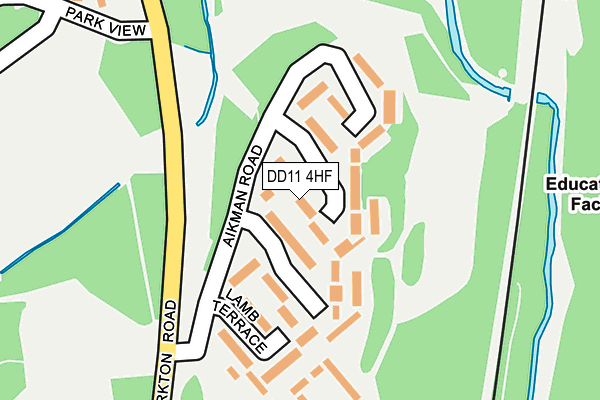 DD11 4HF map - OS OpenMap – Local (Ordnance Survey)