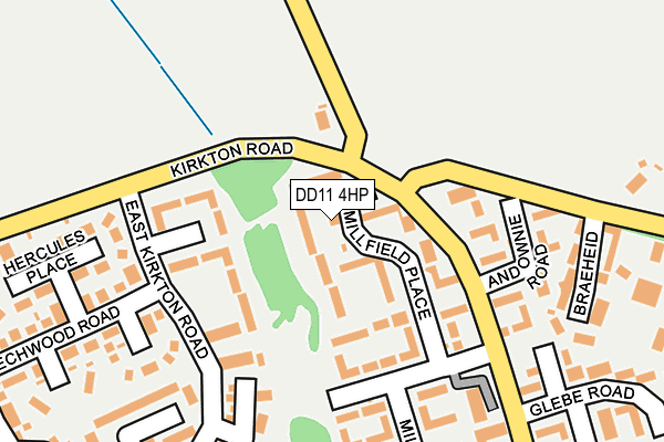 DD11 4HP map - OS OpenMap – Local (Ordnance Survey)