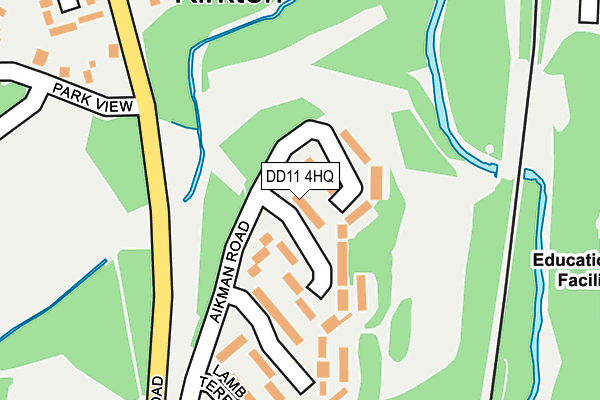 DD11 4HQ map - OS OpenMap – Local (Ordnance Survey)