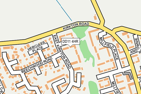 DD11 4HR map - OS OpenMap – Local (Ordnance Survey)