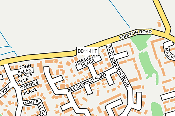 DD11 4HT map - OS OpenMap – Local (Ordnance Survey)