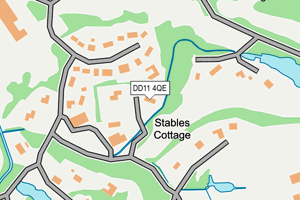 DD11 4QE map - OS OpenMap – Local (Ordnance Survey)