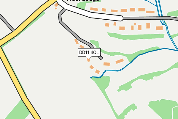 DD11 4QL map - OS OpenMap – Local (Ordnance Survey)