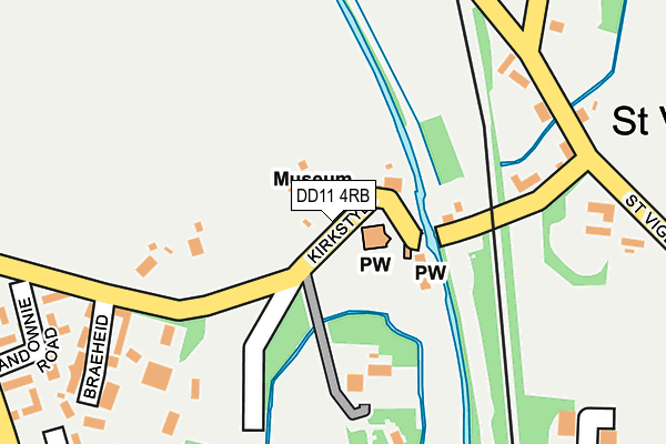 DD11 4RB map - OS OpenMap – Local (Ordnance Survey)