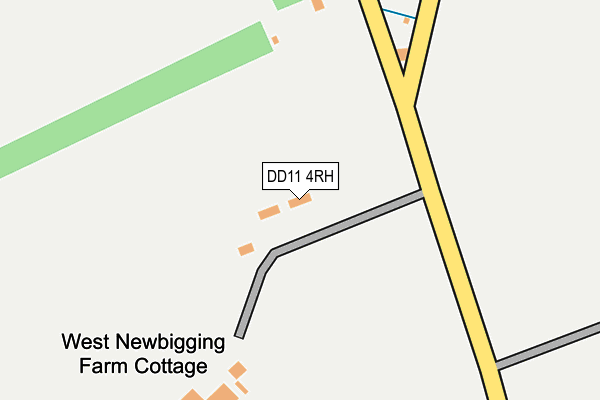 DD11 4RH map - OS OpenMap – Local (Ordnance Survey)