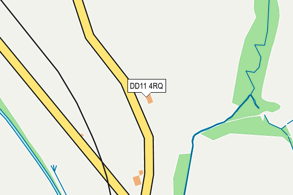 DD11 4RQ map - OS OpenMap – Local (Ordnance Survey)