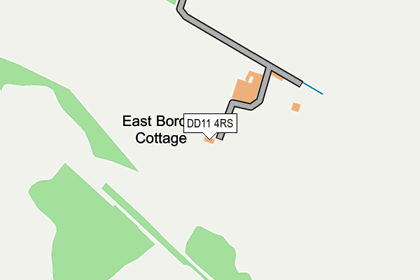 DD11 4RS map - OS OpenMap – Local (Ordnance Survey)