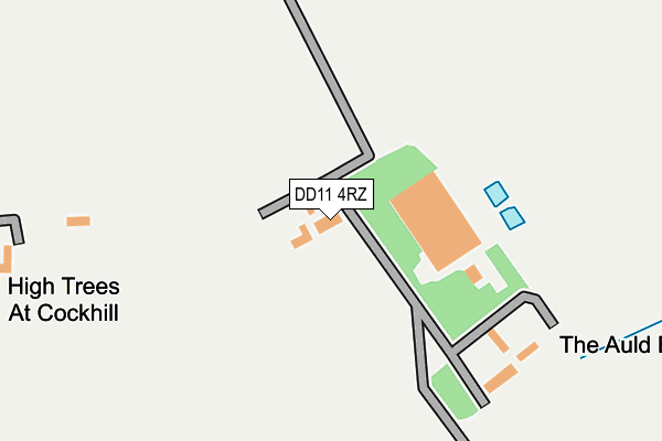 DD11 4RZ map - OS OpenMap – Local (Ordnance Survey)