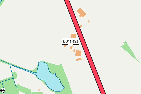 DD11 4SJ map - OS OpenMap – Local (Ordnance Survey)