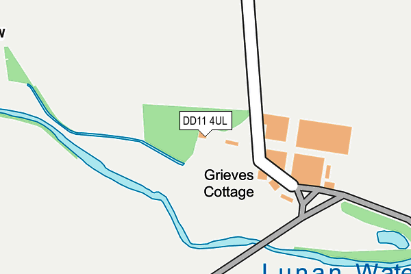 DD11 4UL map - OS OpenMap – Local (Ordnance Survey)