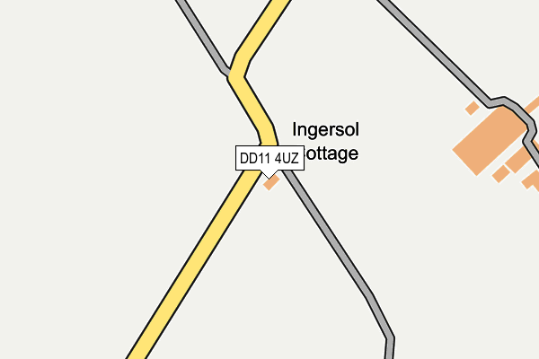 DD11 4UZ map - OS OpenMap – Local (Ordnance Survey)