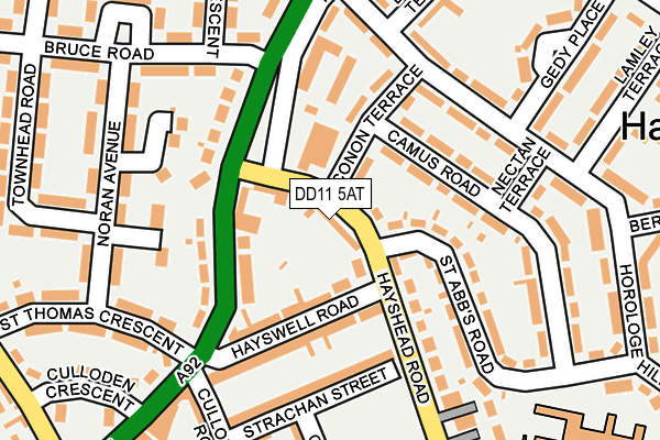 DD11 5AT map - OS OpenMap – Local (Ordnance Survey)
