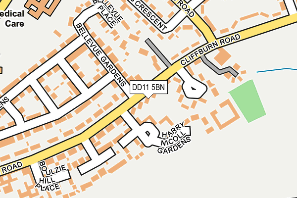 DD11 5BN map - OS OpenMap – Local (Ordnance Survey)