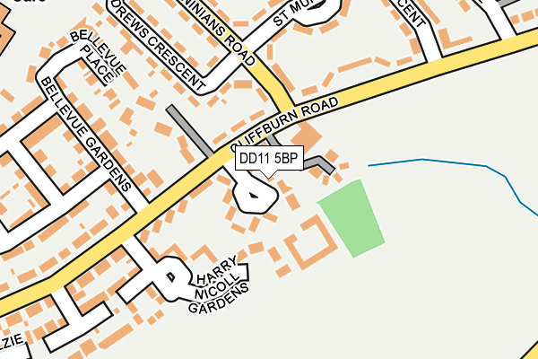 DD11 5BP map - OS OpenMap – Local (Ordnance Survey)