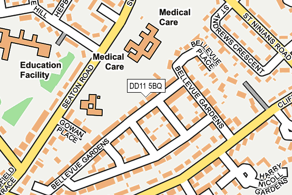DD11 5BQ map - OS OpenMap – Local (Ordnance Survey)