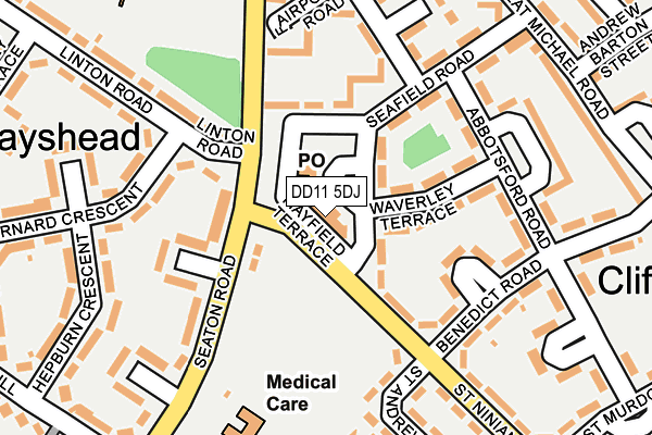 DD11 5DJ map - OS OpenMap – Local (Ordnance Survey)