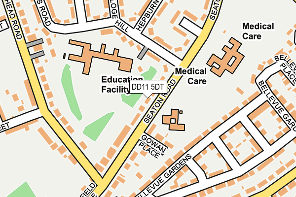 DD11 5DT map - OS OpenMap – Local (Ordnance Survey)