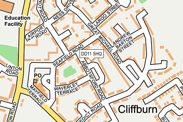 DD11 5HQ map - OS OpenMap – Local (Ordnance Survey)