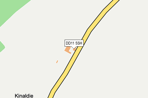 DD11 5SH map - OS OpenMap – Local (Ordnance Survey)
