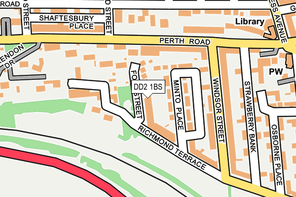 DD2 1BS map - OS OpenMap – Local (Ordnance Survey)