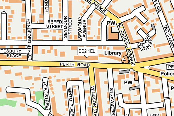 DD2 1EL map - OS OpenMap – Local (Ordnance Survey)