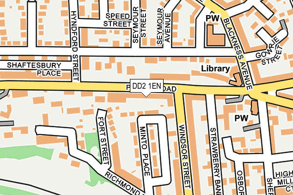 DD2 1EN map - OS OpenMap – Local (Ordnance Survey)
