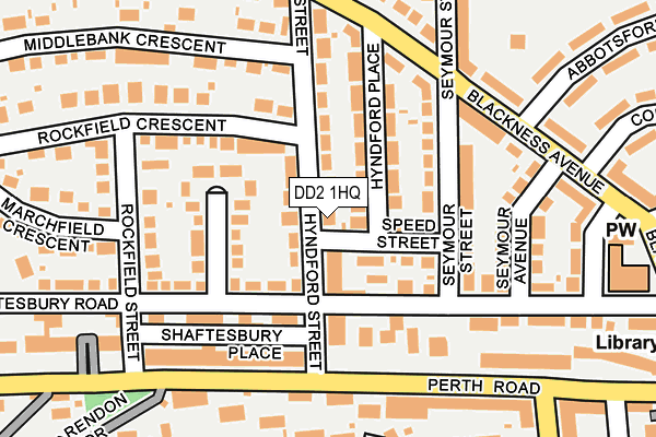 DD2 1HQ map - OS OpenMap – Local (Ordnance Survey)