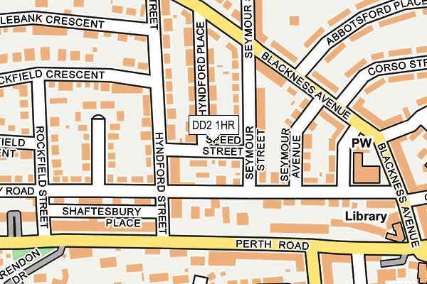 DD2 1HR map - OS OpenMap – Local (Ordnance Survey)