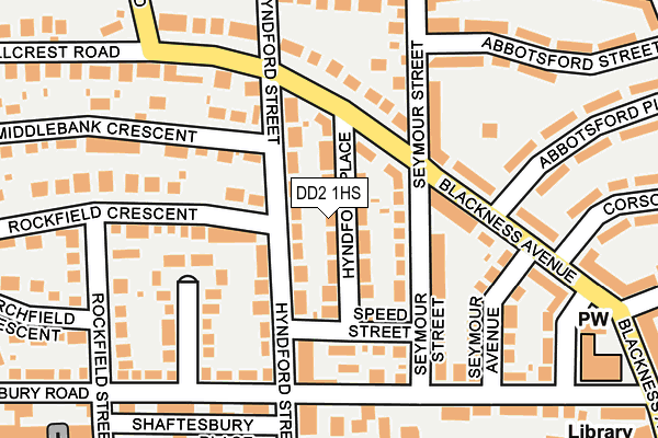 DD2 1HS map - OS OpenMap – Local (Ordnance Survey)