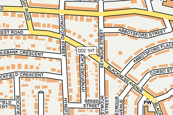 DD2 1HT map - OS OpenMap – Local (Ordnance Survey)