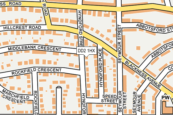 DD2 1HX map - OS OpenMap – Local (Ordnance Survey)