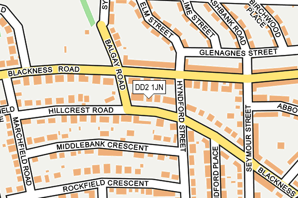 DD2 1JN map - OS OpenMap – Local (Ordnance Survey)