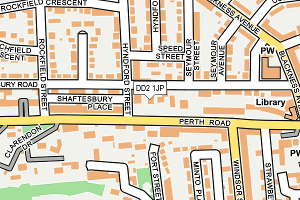 DD2 1JP map - OS OpenMap – Local (Ordnance Survey)