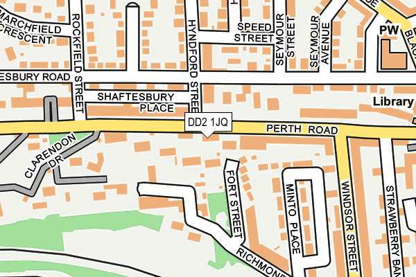 DD2 1JQ map - OS OpenMap – Local (Ordnance Survey)