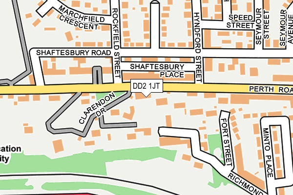 DD2 1JT map - OS OpenMap – Local (Ordnance Survey)