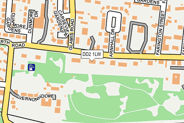 DD2 1LW map - OS OpenMap – Local (Ordnance Survey)