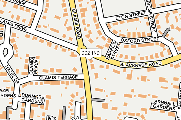 DD2 1ND map - OS OpenMap – Local (Ordnance Survey)