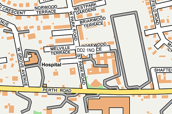 DD2 1NQ map - OS OpenMap – Local (Ordnance Survey)