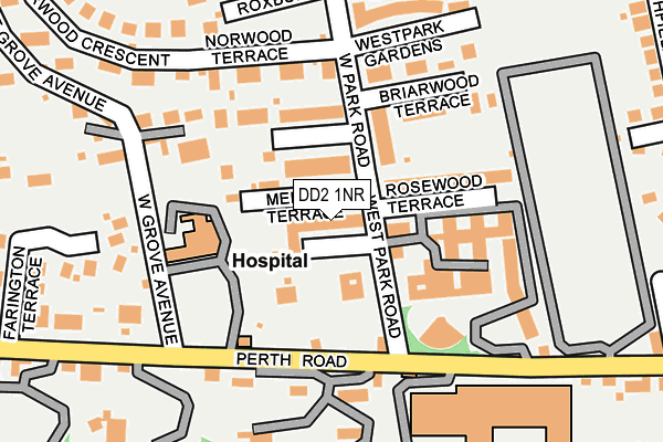 DD2 1NR map - OS OpenMap – Local (Ordnance Survey)