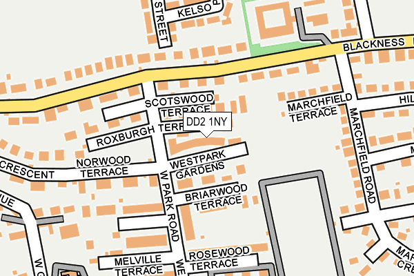 DD2 1NY map - OS OpenMap – Local (Ordnance Survey)