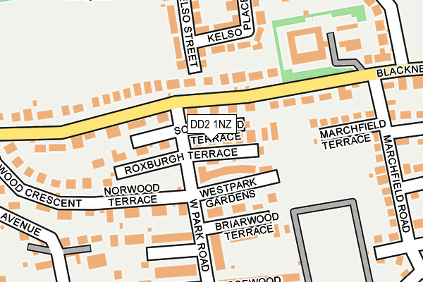 DD2 1NZ map - OS OpenMap – Local (Ordnance Survey)