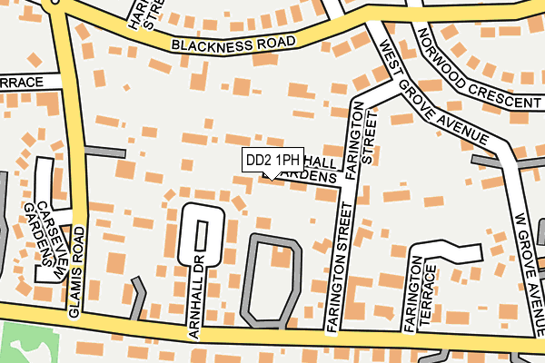 DD2 1PH map - OS OpenMap – Local (Ordnance Survey)