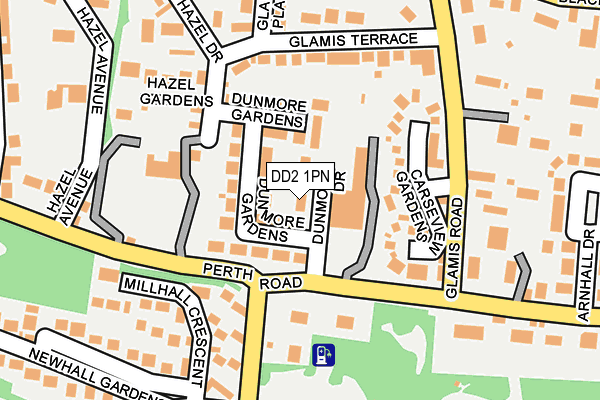 DD2 1PN map - OS OpenMap – Local (Ordnance Survey)