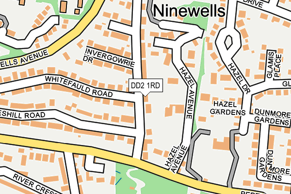DD2 1RD map - OS OpenMap – Local (Ordnance Survey)