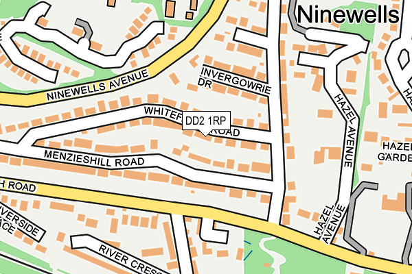 DD2 1RP map - OS OpenMap – Local (Ordnance Survey)