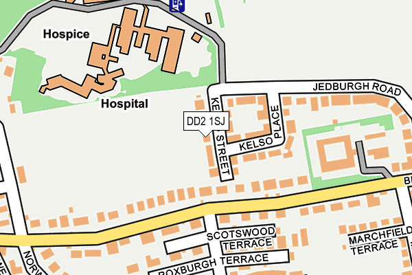 DD2 1SJ map - OS OpenMap – Local (Ordnance Survey)