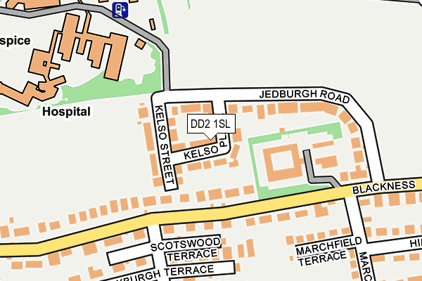 DD2 1SL map - OS OpenMap – Local (Ordnance Survey)